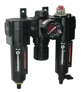 C72A Series:Norgren Excelon®  Air Filter-Regulator-Lubricator Combination Units for Use with Air Line Tools  - Discontinued