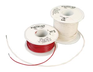 HW7000 Series:Hook Up Wire Irradiated PVC Insulation preffered wire for soldering applications; abrasion and cut resistant, used  in military harnessing, medical electronics and power lead supply.  

