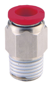 Pneumatic Air Line Fittings for Metric and Standard Tubing:Push-to-Connect Pneumatic Airline Fittings  - Discontinued