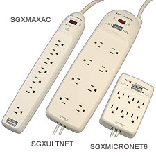 SGX Series:Surge Suppressors - Plug-In Surge Strips For Industrial and Commercial Applications