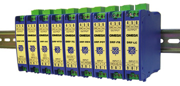 DRF Series:DIN Rail Mount Configurable Signal Conditioners