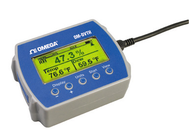 OM-DVTH:Temperature/Relative Humidity Data Logger with Display