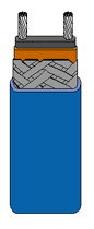 SRM/E Series:Self-Regulating Rapid-Trace Heating Cable/Medium Temperature