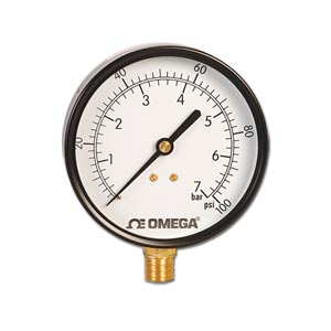 PGU Series:Utility Gauges For Industrial and OEM Markets
Dual psi/bar Scales - Discontinued