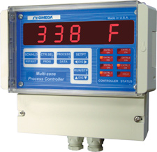 CN1514 and CN1517 Series:Ramp and Soak Process Controllers Wall-Mount, Multi-Zone