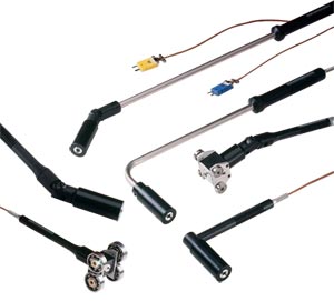 OS-88000 and OS-98000 Series:Handheld Design Infrared Thermocouples with Roller, Swivel, and Right-Angle Styles