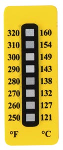 TL-8:Non-Reversible Temperature Labels, 8 Temperature Ranges