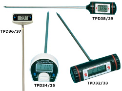 TPD30 Series and HH65:Digital Stem Thermometers